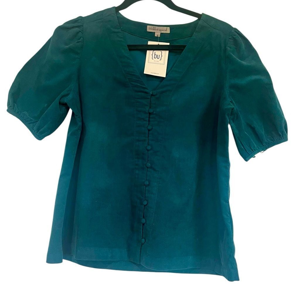 NWT Wishlist Apparel Cordoroy Top